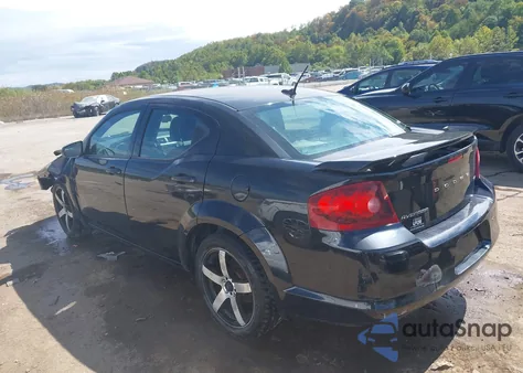 2013 Dodge Avenger Sxt из США, поврежденный, VIN 1C3CDZCB5DN614347
